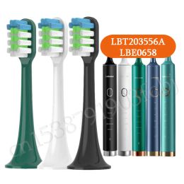 Têtes applicables à la tête de brosse à dents électrique Lebooo LBT203556A / LBE0658 Remplacez la baszle des poils dupont avec couvercles