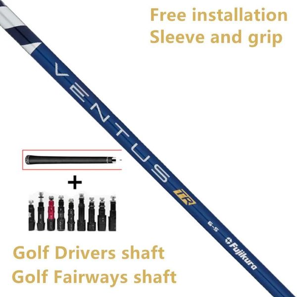 Heads Club Heads Golf Drivers Arbre Version améliorée Fujikura Ventus Tr Blueblack S R Flex Graphite Arbres Sleeve et poignée d'assemblage gratuit