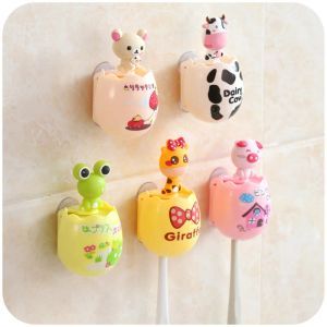 Têtes animaux mignons enfants brosse de brosse