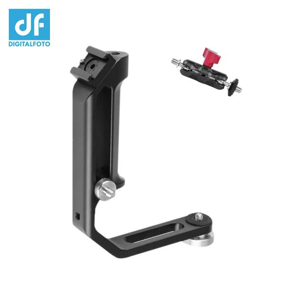 Heads Df Digitalfoto Photography M0667ii Soporte universal en L con soporte de zapata fría para Dji Zhiyun Feiyutech Moza Gimbals de un solo mango