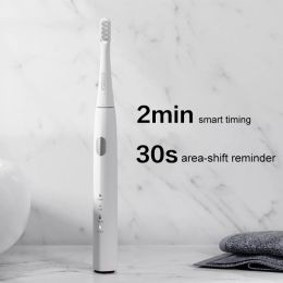 Heads Dr.Bei Sonic Electric Brosse Y1 RECHARGable 3 Modèles de dents de nettoyage oral automatique étanche avec 2 têtes de pinceau pour Xiaomi