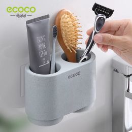 Heads Ecoco Automatic Dispaste Dispensateur Dispensher Iproft Dething Brush Mur Mount Stand Restories Bathroom Accessoires Set de dentifrice