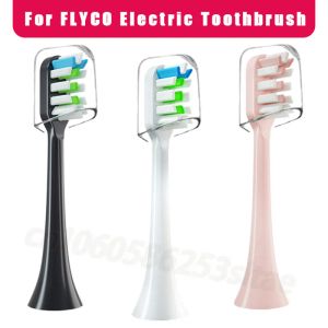 Têtes pour les têtes de brosse à dents électriques flyco th01 / ft7105 / ft7106 / ft7108 / ft7205 têtes de brosse de remplacement dupont