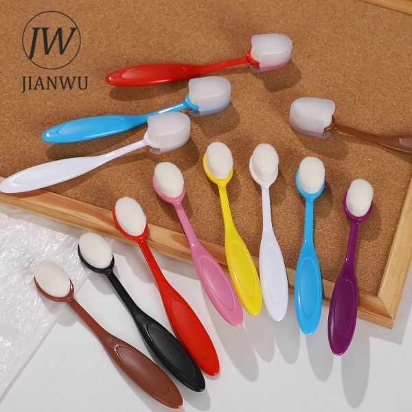 Heads Jianwu 8 PCS / Set No. 4 Type de brosse à dents décor coloré décor peinture de maquillage de maquillage