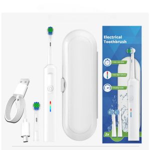 Kopt Nieuwe Rotary Children's and Adult USB Direct opladen Intelligent zachte borstelige elektrische tandenborstel