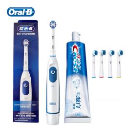 Cabeza oral B cepillo de dientes eléctrico Cepillo blanqueado Dientes blanqueadores Cepillo de dientes eléctrico con 4 cabezales adicionales Cepillo para adultos con temporizador