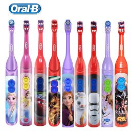 Heads oralb enfants brosse à dents électrique DB3000 / 3010 Rotation des soins de la gomme Vitalité oralb Kids Soft Dething Brush Battery