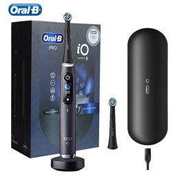 Hoofden originele orale b io9 elektrische tandenborstel smart 3d tanden tracking 7 modi trillingen ultieme schone magnetische oplaadreiskast