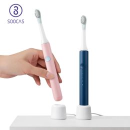 Cabezas SOOCAS SO BLANCO PINJING EX3 SONIC ELECTRIC TOMPLO ULTRASONIC Vibrante Cepillo de dientes automático Cepillo inalámbrico Recargable