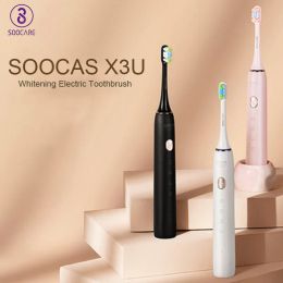 Heads SOOCAS X3U SONIC ELECTRICE BRUSSE IPIX7 IPERSHOPHOP ULTRASONIC Automatic Bross dentaires USB Fast Rechargeable