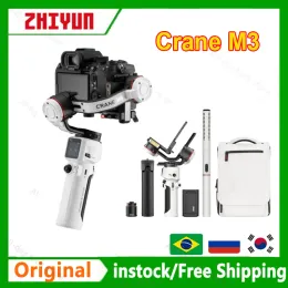 Cabezas Zhiyun Crane M3 Gimbal Estabilizador de mano para cámaras sin espejo Sony A7III A6600 GoPro Hero10/9/8 iPhone 13 12 Pro Max