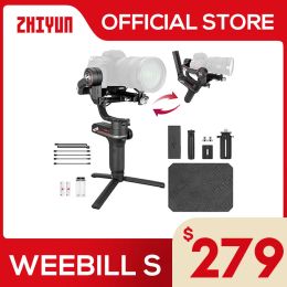 Heads Zhiyun Official Weebill's Camera Gimbal 3Axis Image Transmission Stabilizer voor spiegelloze camera OLED Display Handheld Gimbals