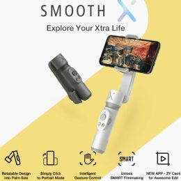 Heads Zhiyun Smooth X Selfie Stick Gimbal Palo Telefoon Gimbal Stabil voor smartphones Xiaomi Huawei iPhone Samsung Handheld Stabilisator