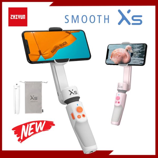 Heads ZHIYUN SMOOTH XS Selfie Stick Gimbal Estabilizador de mano para iPhone X 11 Samsung Huawei Xiaomi Android Smartphone