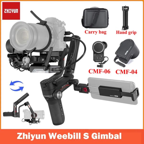 Cabezales Zhiyun Weebill S Estabilizador de cardán compacto para cámara DSLR sin espejo Sony A7M3 A7III A7R3 Nikon Z6 Z7 Panasonic GH5 GH5s Canon