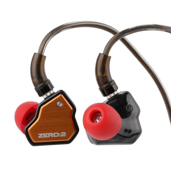 Casques 7Hz x Crinacle Zero 2 Mise à jour du pilote dynamique 10 mm IEM Écouteurs filaires Écouteurs de jeu avec câble OFC IEM pour musicien J240123