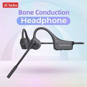 Headsets botgeleidende Bluetooth oortelefoons draadloze Bluetooth oortelefoons gaming oortelefoons snel opladen werkende oortelefoons met microfoon J240508