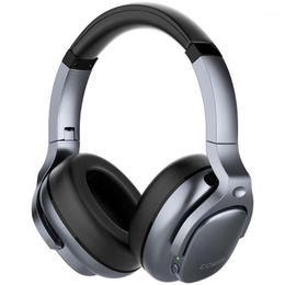 Headsets cowin e9 actieve ruisonderdrukking hoofdtelefoon bluetooth draadloos boven oor met microfoon apt-x hd sound anc1