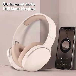 Casque Bluetooth sur l'oreille stéréo casque HIFI sans fil jeu de basse lourde écouteur TF/AUX lecteur de musique avec micro cadeaux de noël J240123