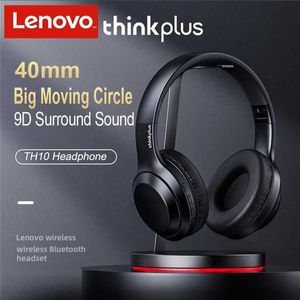 Lenovo thinkplus TH10 casque stéréo Bluetooth écouteurs musique casque avec micro pour mobile XiaoMi iPhone Sumsamg Android IOS J240123