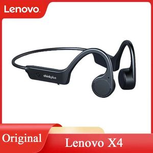 Lenovo X4 Conduction osseuse Bluetooth casque sport écouteur étanche casque sans fil avec micro crochet d'oreille TWS basse Hifi stéréo J240123