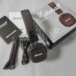 Headsets Marshall Major IV 4 Écouteurs Bluetooth Écouteurs sans fil avec conception pliable / écouteurs de jeu de 80 heures avec microphone J240508