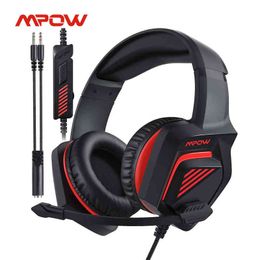 Casques Mpow EG11 Casque de jeu 3,5 mm Casque filaire avec micro antibruit Son surround Casque d'ordinateur pour Xbox One PS4 PS5 T220916