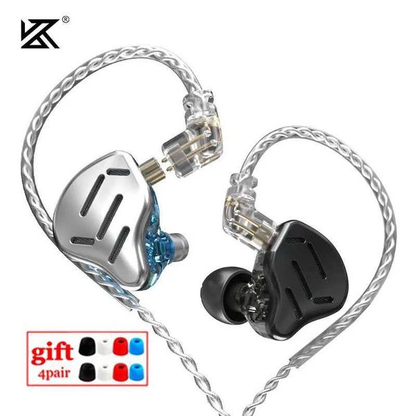 Nouveau KZ ZAX 7BA 1DD 16 unités HIFI basse dans l'oreille moniteur technologie hybride écouteurs antibruit écouteurs casques ZSX ASX ASF J240123