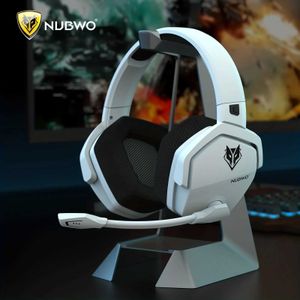 Headsets NUBWO G06 2.4G Wireless Gaming Headset with Microphone for PS5 PS4 PC Mac Noise Cancelling Over Ear 3.5mm Wired Headphones J240123
