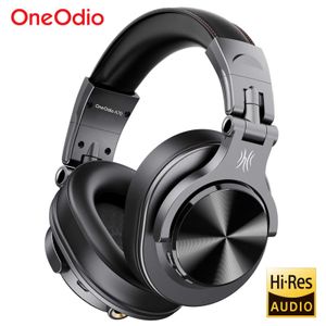 Headsets Oneodio Fusion A70 Bluetooth 5.2 Écouteurs Hi Res Audio Over Ear Wireless Headset Professional Studio Monitor DJ Elecphones 72H J240508
