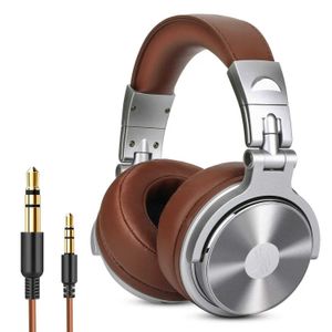 Headsets Oneodio Pro 30 Professional Studio DJ Headphones avec casque microphone Headphones HiFi Monitor Gaming pliable jeu J240508