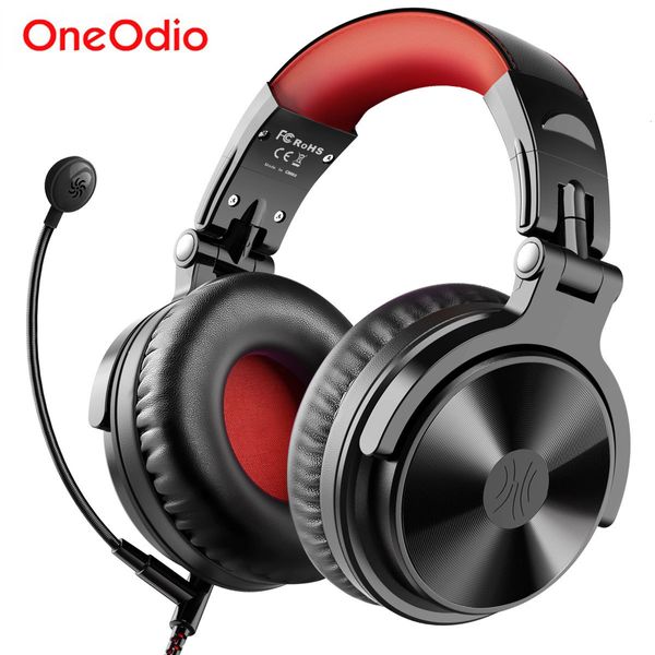 Casques d'écoute Oneodio sans fil Bluetooth 5.2 casque 110Hrs casque de jeu filaire stéréo avec microphone à flèche pour téléphone ordinateur PC Gamer 230314