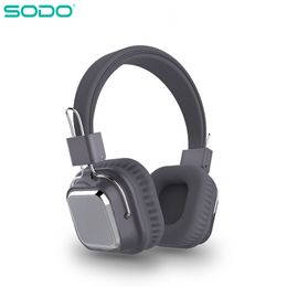 Casques SODO 1003 casque sans fil Bluetooth 5.0 casque stéréo filaire casque sans fil pliable avec Support micro TFFM 230314