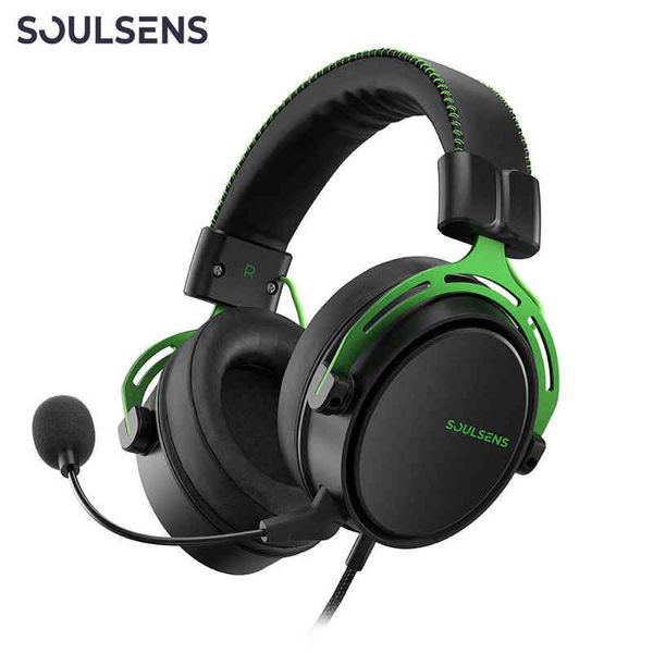 Auriculares Soulsens Air SE PS4 Auriculares para juegos 7.1 Sonido envolvente Auriculares con cable con micrófono con cancelación de ruido para PS4 PS5 Xbox One Switch T220916