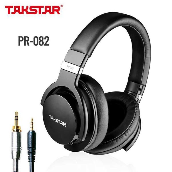 Headsets Takstar Pro82 / Pro 82 Monitor professionnel Headphone HiFi Headphone pour l'enregistrement et le jeu Stéréo PC avec basse réglable J240508