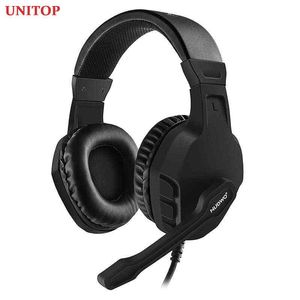 HeadSets Unitop Nubwo U3 3,5 mm Gamiage Casque Écouteur stéréo sur les écouteurs câblés avec microphone PC PS4 Skype Xbox One T220916