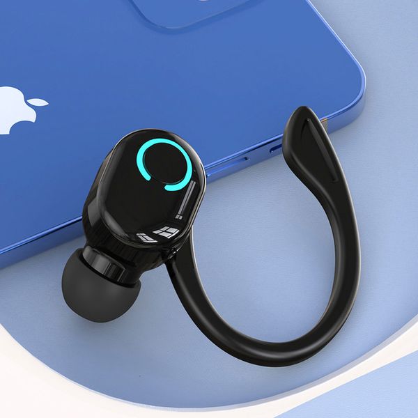 Headsets Wireless Elecphones Bluetooth Headset Mini Ear Hook Sports Anti Loss Music Appel Hidden Ear Plugs with Mic pour Smart Phone 230923