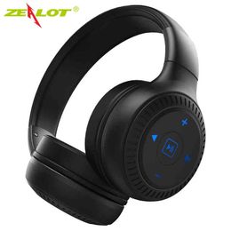 Headsets ijalot B20 Bluetooth -headset hoofdtelefoon met microfoon stereo baskleedbare draadloze oortelefoon voor computertelefoons ondersteunen AUX T220916