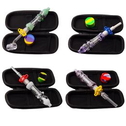 Headshop214 csyc nc015 dab rig glazen bong spill-proof rookpijptas set 10 mm 14 mm kwartskerel keramische nagel dabbergereedschap silicium jar case in-line perc bubbler pijpen bongs