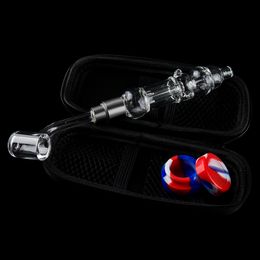 Headshop214 CSYC NC025 Bangs en verre Ensemble de sacs pour tuyaux de fumer anti-déversement 510 Pointe en céramique de quartz Quartz Banger Nail 45/90 Degré Dabber Tool Jar Case Dab Rig Bubbler Pipe