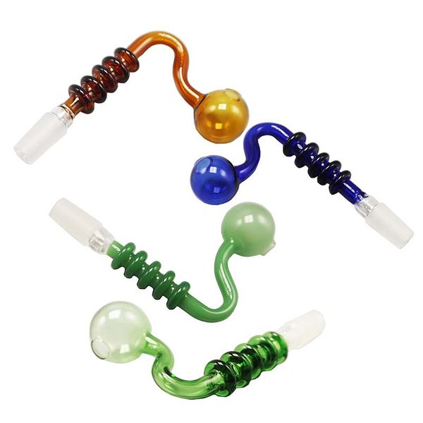 Headshop214 G033 Pipa para fumar 5 anillos Glass Banger Bowl OD 30 mm 10 mm 14 mm 19 mm Hombre Mujer Plataforma petrolera Bong Bowls