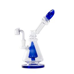 Poseo de la cabeza214 GB037 Aproximadamente 9.84 pulgadas de altura Glass Water Bong Core Colorado Perc Rig Dab Tipos de fumar Buber de 14 mm Masmon