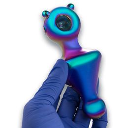 Hoofdshop214 Y294 Coating Rainbow Glass Pipe ongeveer 5,31 inch handgemaakte tabak Dab rig rookpijpen