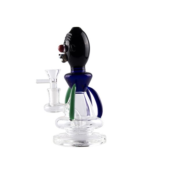 Headshop666 GB029 Environ 7,28 pouces Hauteur en verre Eau Bong Dab Tigne Fumer Pipe Bubbler 14 mm Mâle Dom Bowl Bowl Banger Nail