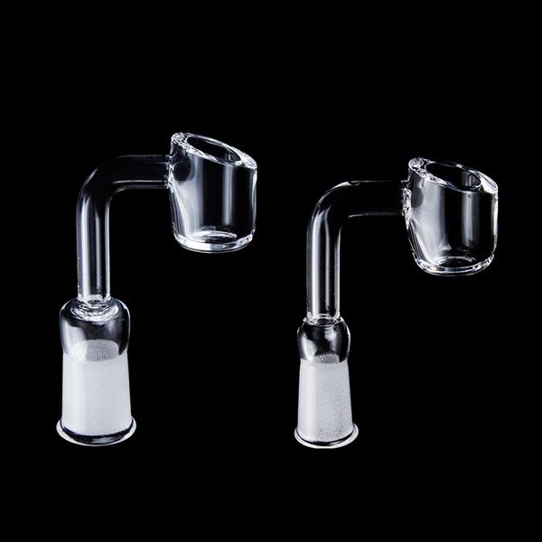 Headshop888 Q004 Pipe à fumer Quartz Banger Nail 4mm Épaisseur 10mm 14mm 19mm Mâle Femelle Joint Givré Verre Bong Outil 6 Modèles