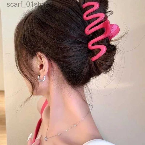 Headwear Hair Accessories Colorful Hair Clip Woman Girls Fashion Design Nettail Pony CLS Clip Accessoires Hair Simple irréguliers CL CHEPINE HOIDEARL231214