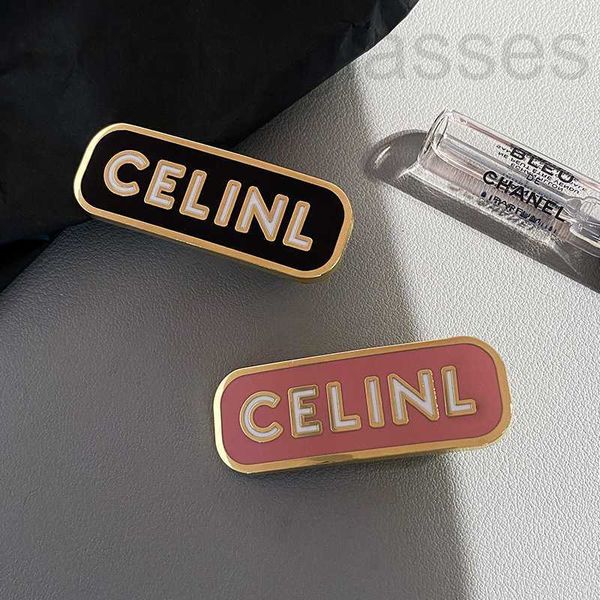 CELI Light Luxury Arc de Triomphe Hairpin Premium Metal Lettre Nouveau Style Bang Clip Edge Femelle Duckbill VI0A Accessoires pour cheveux Designer CELI