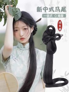 Hoofddeksels Haaraccessoires Hanfu broodje Chinese stijl staartzak oud kostuum cheongsam haar hoofdtooi 231207
