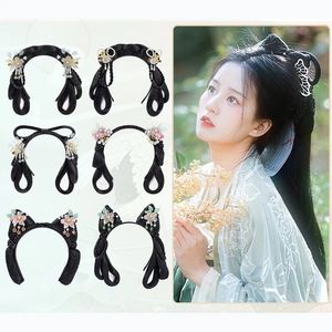 Accessoires pour cheveux Hanfu épingle à cheveux pour une pièce bandeaux paresseux style ancien modélisation débutant rapidement utilisé coussin chignon 231207