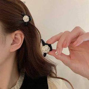 Hoofddeksels Haaraccessoires ly Kleine Bloem Vintage Haarklauwclips voor Vrouwen Meisjes Retro Haarspeld Hoofdband voor Haaraccessoires Hoofddeksels Ornament Q231204